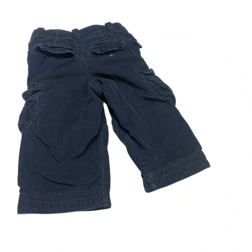 Cargo pants navy blue corduroy baby Gap 12-18 m lined